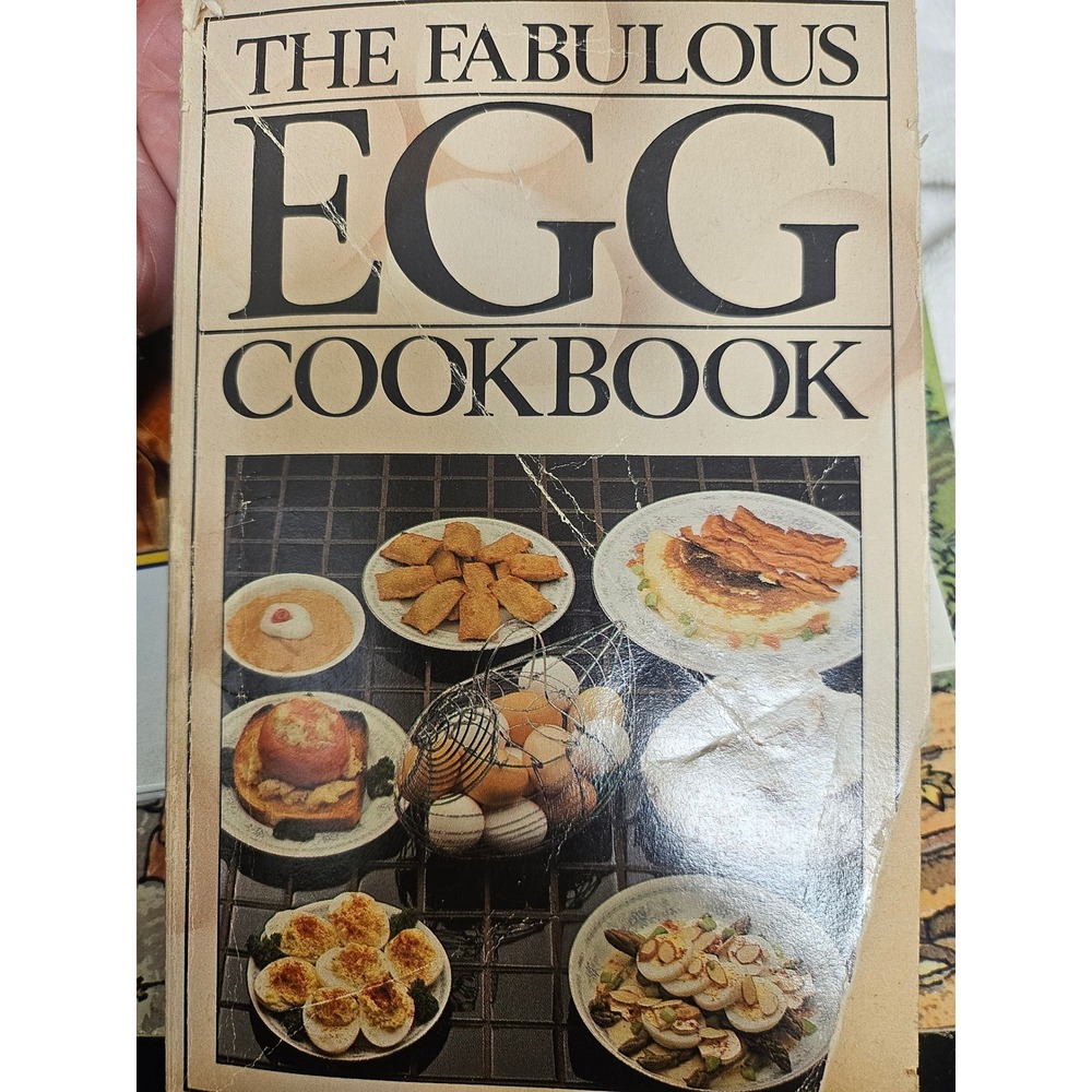 Vintage Cookbook Page Meringue Pie Deviled Eggs Ephemera Kitchen Decor Art
